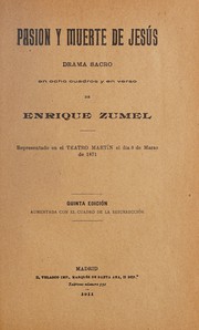 Front cover of Pasión y muerte de Jesús by Enrique Zumel