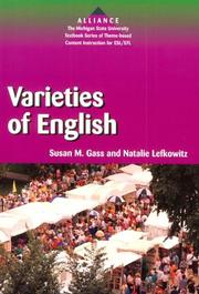 Front cover of Varieties of English by Susan M. Gass
