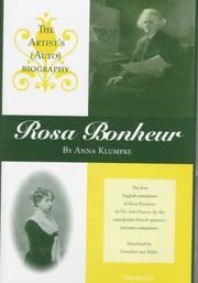 Front cover of Rosa Bonheur by Anna Elizabeth Klumpke