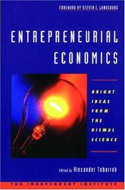Cover of Entrepreneurial Economics by Alexander Tabarrok