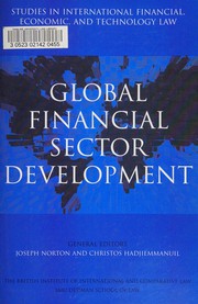 Cover of Global financial sector development by Joseph Jude Norton