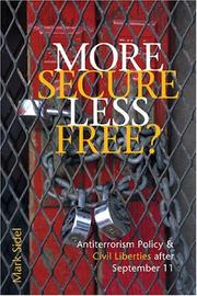 Cover of More Secure, Less Free? by Mark Sidel