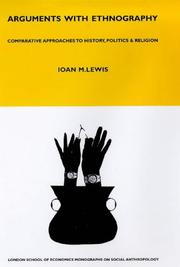Cover of Arguments with Ethnography by Loan M. Lewis