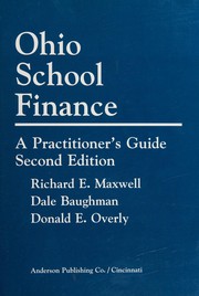 Cover of Ohio school finance by Richard E. Maxwell