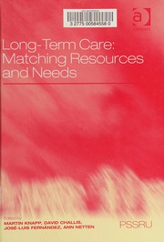 Cover of Long-term care by Martin Knapp