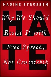 Cover of Hate by Nadine Strossen