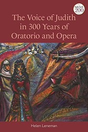 Front cover of Voice of Judith in 300 Years of Oratorio and Opera by Helen Leneman