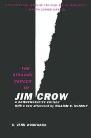 Cover of The strange career of Jim Crow by C. Vann Woodward