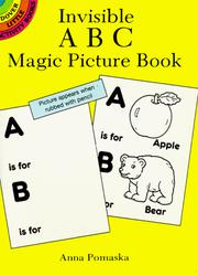 Front cover of Invisible ABC Magic Picture Book by Anna Pomaska