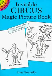 Front cover of Invisible Circus Magic Picture Book by Anna Pomaska