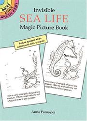 Front cover of Invisible Sea Life Magic Picture Book by Anna Pomaska