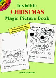 Front cover of Invisible Christmas Magic Picture Book by Anna Pomaska