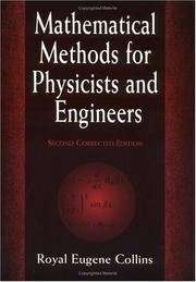 Cover of Mathematical methods for physicists and engineers by Royal Eugene Collins