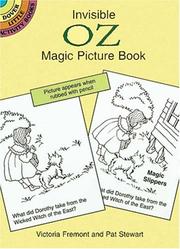 Front cover of Invisible Oz Magic Picture Book by Victoria Fremont