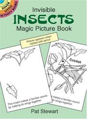 Front cover of Invisible Insects Magic Picture Book by Pat Stewart