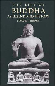 Front cover of The life of Buddha as legend and history by Edward Joseph Thomas