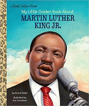 Front cover of My Little Golden Book about Martin Luther King Jr by Bonnie Bader