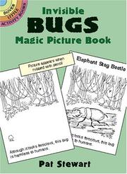 Front cover of Invisible Bugs Magic Picture Book by Pat Stewart