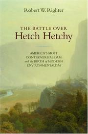Cover of The battle over Hetch Hetchy by Robert W. Righter