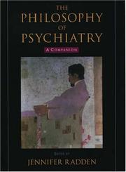 Front cover of The Philosophy of Psychiatry by Jennifer Radden