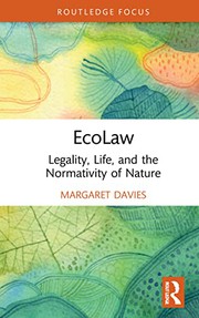 Cover of Ecolaw by Margaret Davies