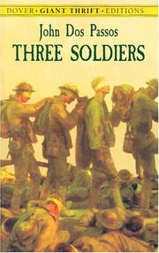 Cover of Three soldiers by John Dos Passos