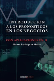 Cover of Introducción a los pronósticos en los negocios by Mauro Rodríguez Marín