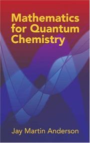 Cover of Mathematics for quantum chemistry by Jay Martin Anderson