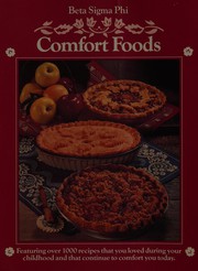 Cover of Beta Sigma Phi comfort foods by Beta Sigma Phi
