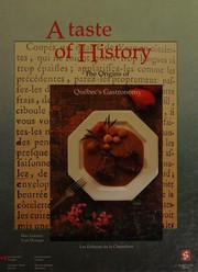 Front cover of A taste of history by Marc Lafrance