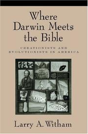 Front cover of Where Darwin Meets the Bible by Larry A. Witham