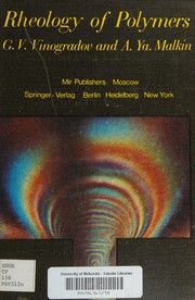 Front cover of Rheology of polymers by G. V. Vinogradov