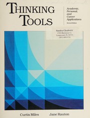 Cover of Thinking tools by Curtis Miles