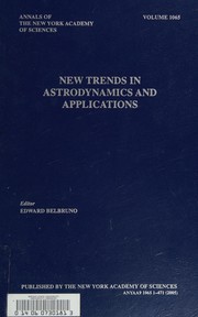 Front cover of New trends in astrodynamics and applications by International Conference on New Trends in Astrodynamics and Applications (2nd 2005 Princeton University).