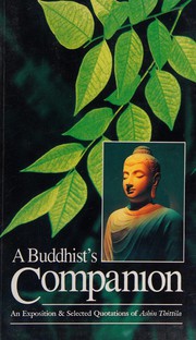 Front cover of A Buddhist's companion by Thittila Ashin