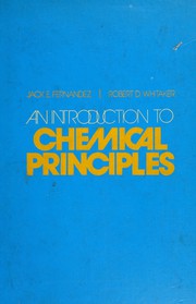 Front cover of An introduction to chemical principles by Jack E. Fernandez