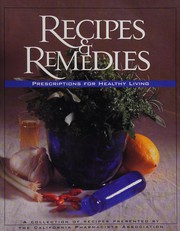 Front cover of Recipes & remedies by California Pharmacists Association