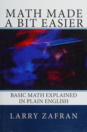Cover of Math made a bit easier by Larry Zafran