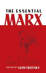 Front cover of The Essential Marx by Karl Marx