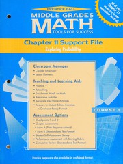 Cover of Prentice Hall Middle grades math by Prentice-Hall, inc.