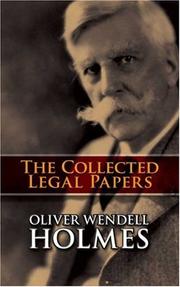 Cover of Collected Legal Papers by Oliver Wendell Holmes, Sr.