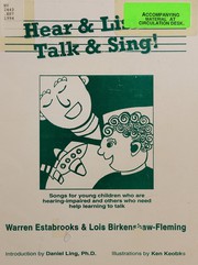 Front cover of Hear & listen! Talk & sing! by Warren Estabrooks