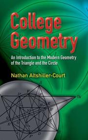Cover of College geometry by Nathan Altshiller-Court