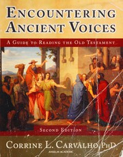 Cover of Encountering ancient voices by Corrine L. Carvalho