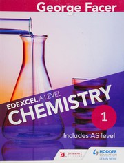 Front cover of George Facer's Edexcel A Level Chemistry Year 1 by George Facer