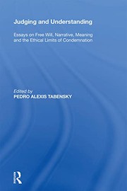 Front cover of Judging and Understanding by Pedro Alexis Tabensky