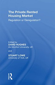 Front cover of Private Rented Housing Market by Stuart Lowe