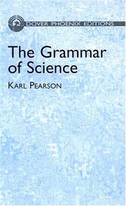 Front cover of The Grammar of Science by Karl Pearson