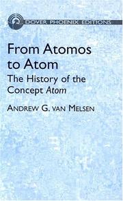 Cover of Van atomos naar atoom by Andreas Gerardus Maria van Melsen