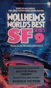 Front cover of Wollheim's world's best SF -- series 9 by Donald A. Wollheim